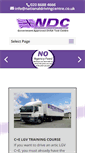 Mobile Screenshot of nationaldrivingcentre.co.uk